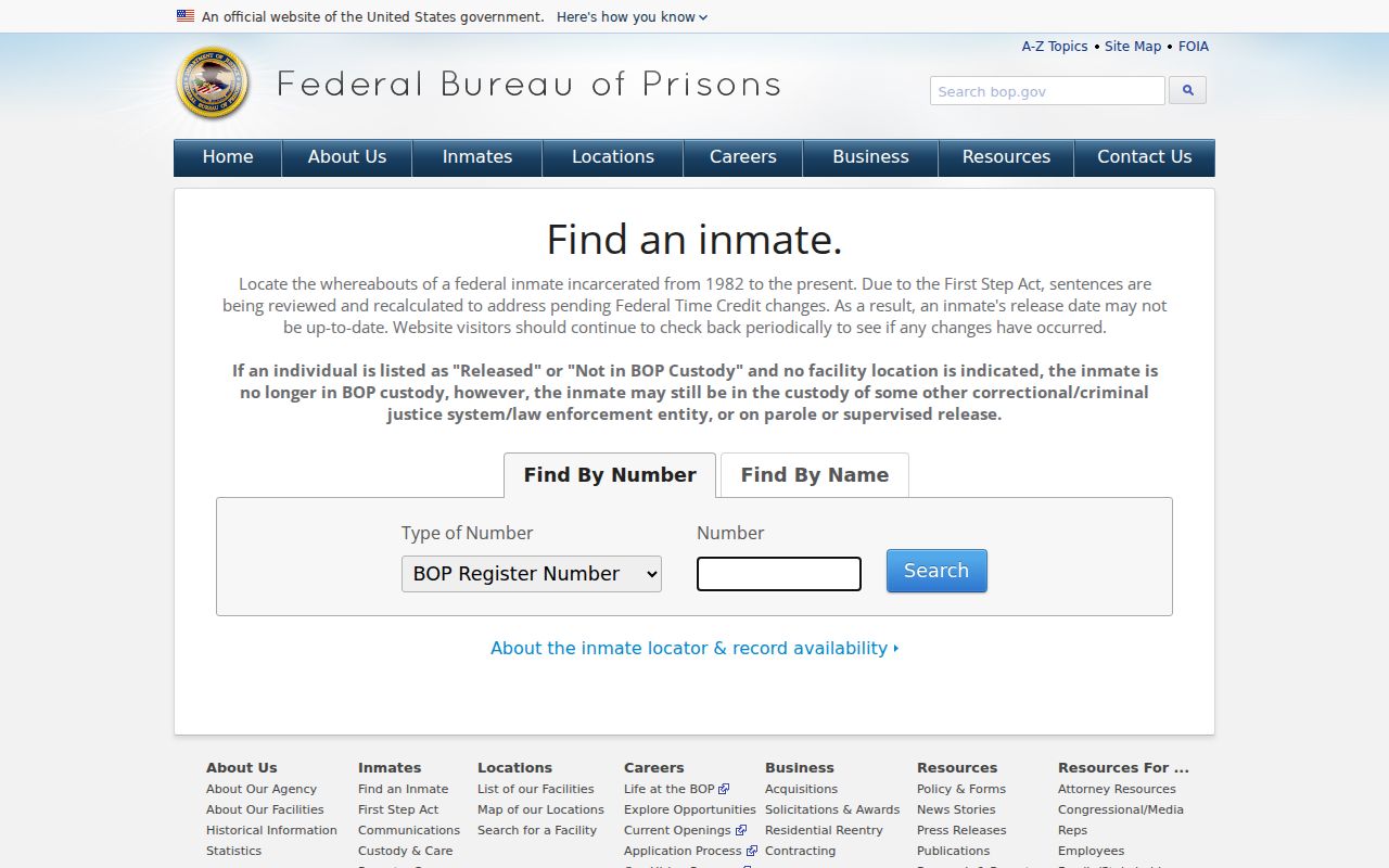 Federal custody locator used apart from Ware County arrest records