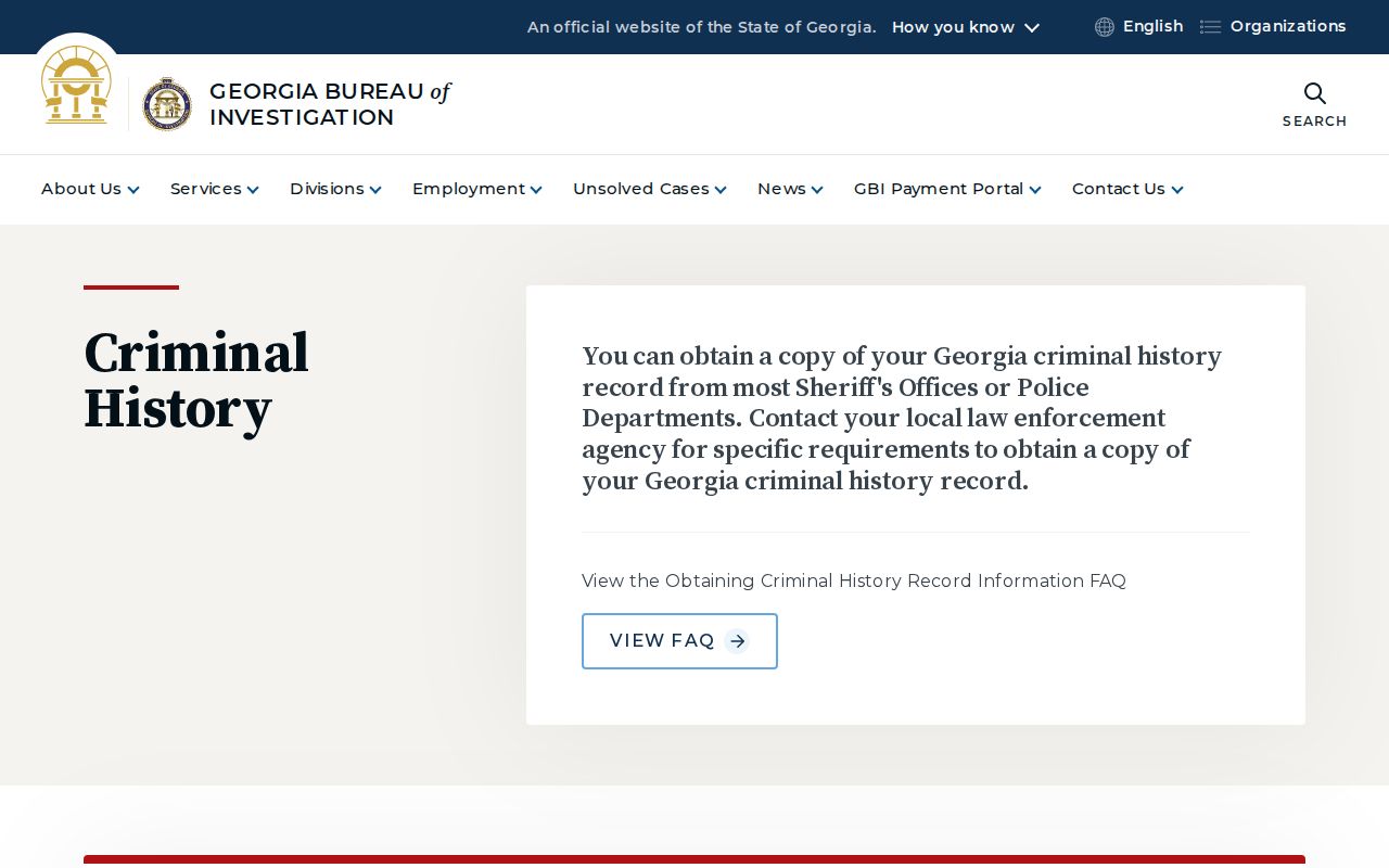 Ware County criminal history access through GCIC