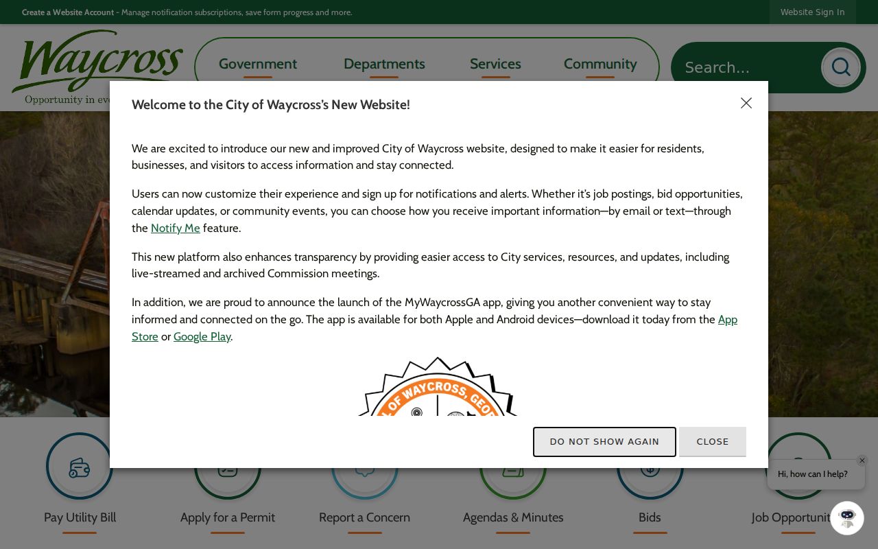 Official City of Waycross website